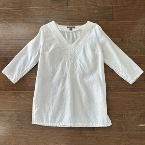 Tommy Bahama Linen Embroidered Shirt